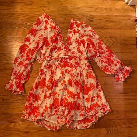 Pants - Floral Romper